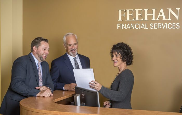 Feehan Financial Services receptionist desk
